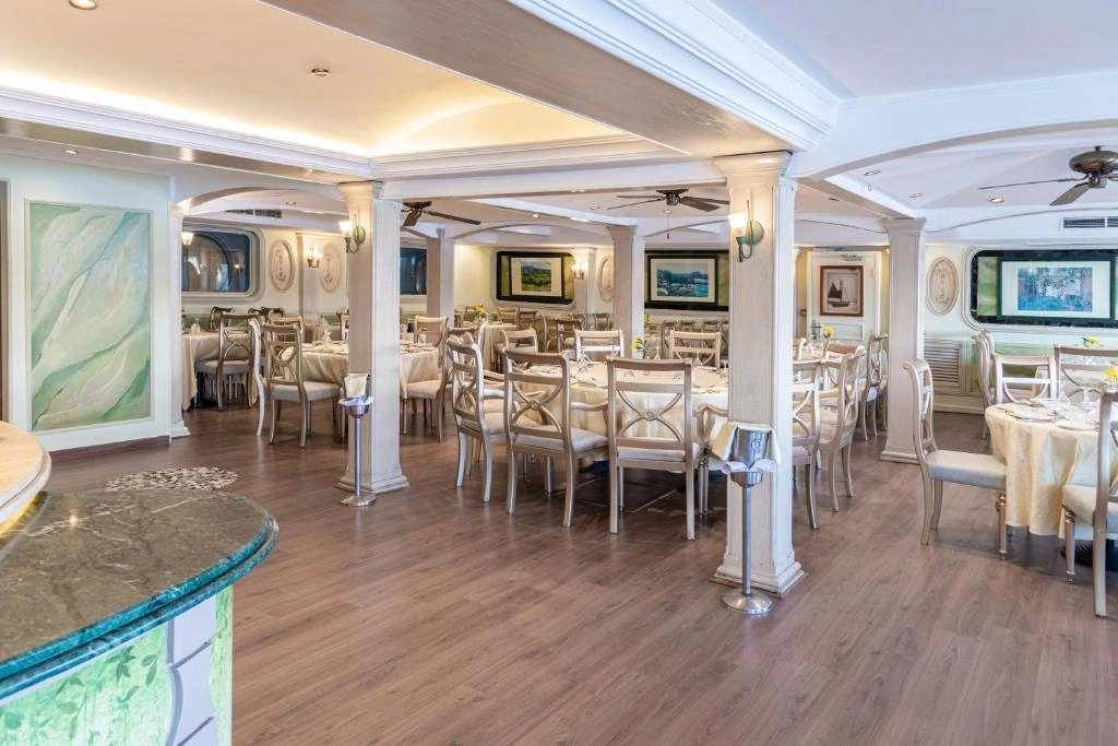 Restaurant aboard the Sonesta Moon Goddess Nile Cruise Ship Nile cruise